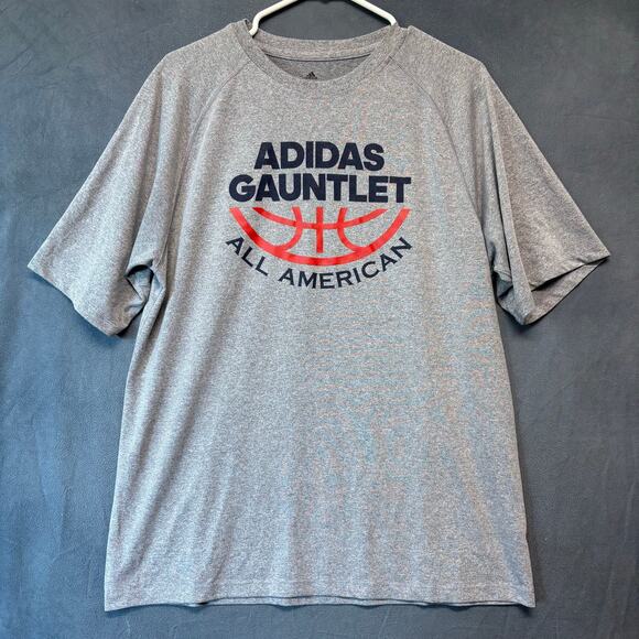 Vintage Adidas Gauntlet All American Gray Climalite Shirt Men’s M Basketball - Picture 1 of 9
